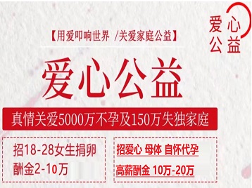 陕州捐卵助孕生子 爱心志愿者招募